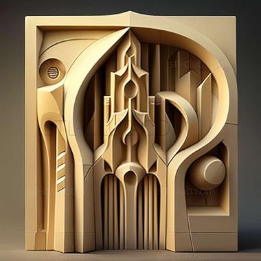 3D model Ricardo Bofill (STL)